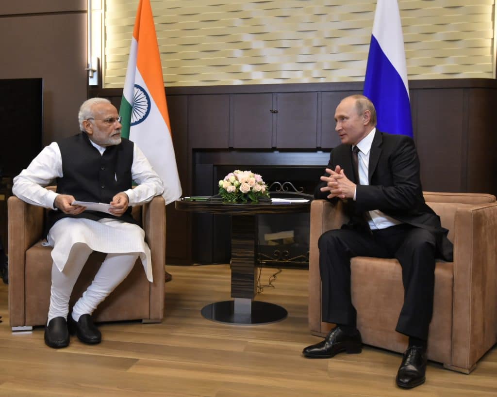 Modi-Putin Unofficial meet