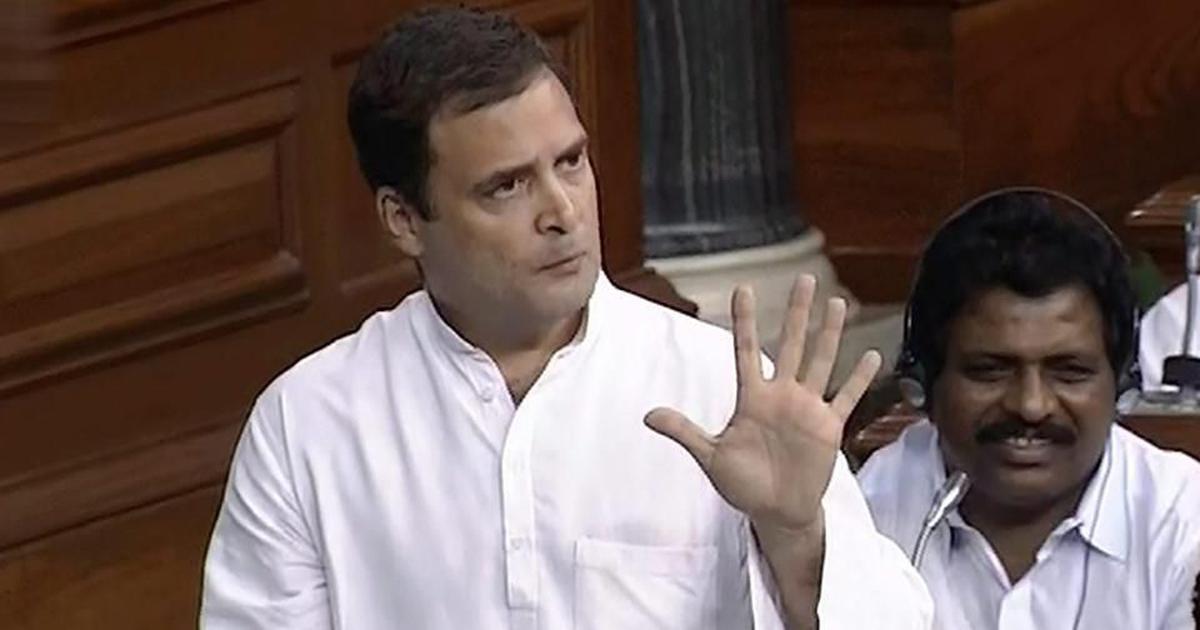 no-confidence motion helped Congress