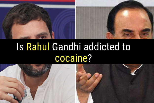 Is rahul gandhi a drug addict