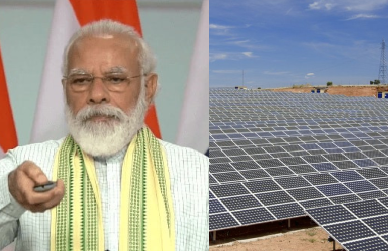 Asia’s Largest 750 MW Solar Power Plant inaugrated by PM Narendra Modi in Rewa, MP