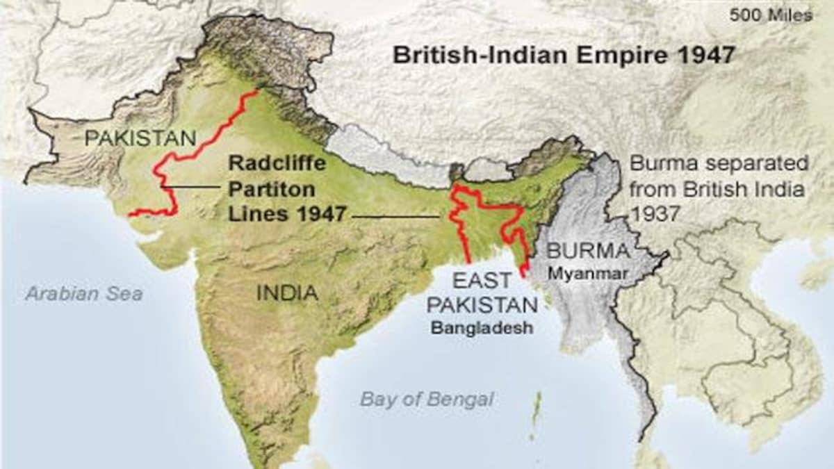 radcliffe map india today